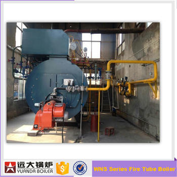 New design high efficiency outdoor gas steam boiler