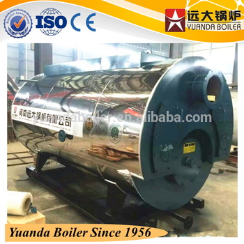 Industrial 1 ton hr Gas Boiler Supplied with Italy Burner Vertical Stainless Water Pump America Fleck Water Softener etc