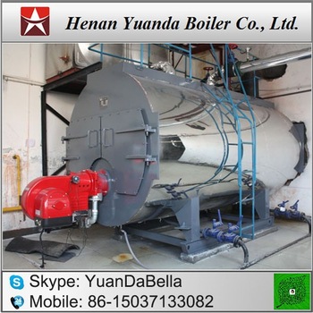 Horizontal Oil and Gas fired Hot Water Heater
