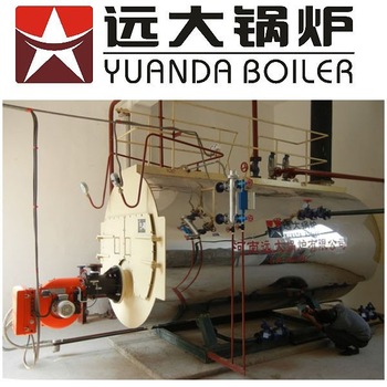 Horizontal Oil and Gas fired Hot Water Heater