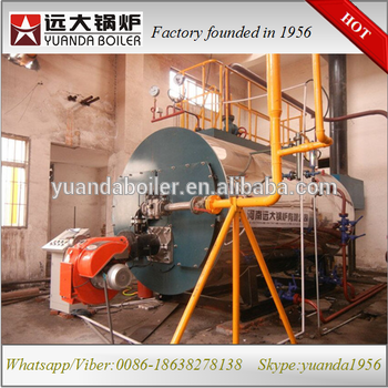 Diesel fired boiler greenhouse heating system