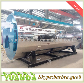 energy conservation fire tube gas fired hot water boilers for bath center