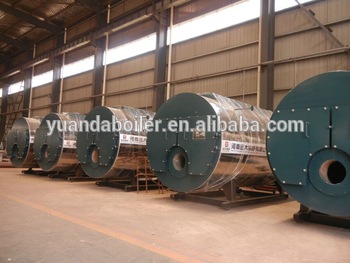 WNS wet back fire tube gas oil fuel hot water boiler for hotel hotel boiler
