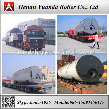 Henan Yuanda boiler dual fuel oil gas steam boiler