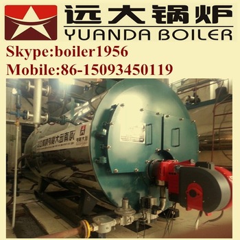 Horizontal 500 bhp gas steam boiler