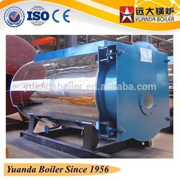 70BHP 10bar China Natural Gas Package Steam Boiler Type