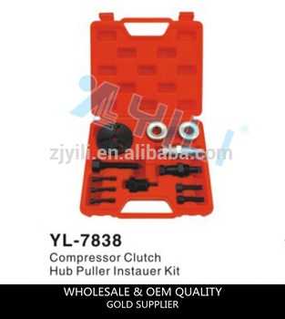 Free Shipping YL 7838 <font color='red'>Compressor</font> <font color='red'>Clutch</font> Hub <font color='red'>Puller</font> <font color='red'>Installer</font> <font color='red'>Kit</font> A <font color='red'>C</font> Repair <font color='red'>Tool</font>