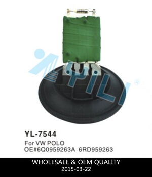 Auto Blower Speed Resistor For Volkswagen POLO OE 6Q0959263A
