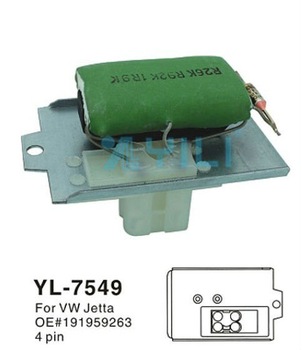 2012 hot auto parts VW resistor OE 191959263