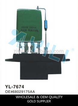 YL 7674 RU362X HVAC Blower Motor Resistor for 01 03 Voyager Grand Caravan 68029175AA