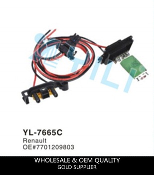 YL 7665C New Products blower motor resistor Heater Blower Resistor 7701209803