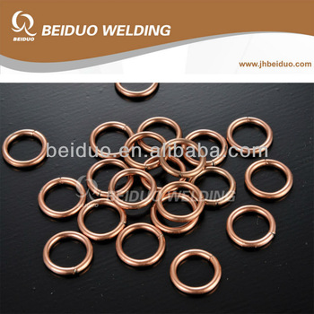 ISO 3677 B Cu87MnCo Brazing Rings CuMnCo manganin Copper Welding Ring