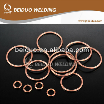 ISO 3677 B Cu87MnCo Brazing Rings CuMnCo manganin Copper Welding Ring ...