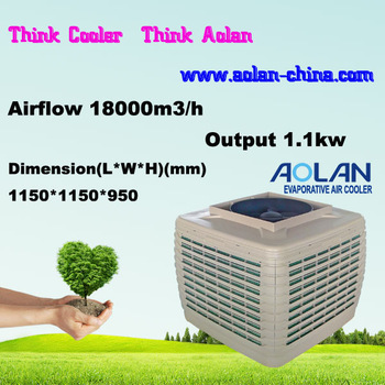 Roof Mounted Evaporative Air Cooler Carrier Floor Standing Air