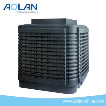 Evaporative water cooling fan for industry