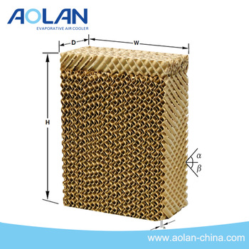 Aolan manufacturer air <font color='red'>cooling</font> <font color='red'>pad</font> for poultry farm <font color='red'>evaporative</font> <font color='red'>cooling</font> <font color='red'>cellulose</font> <font color='red'>pad</font> cooler