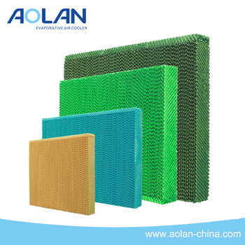 industrial cooling pad greenhouse evaporative cooling pad pad fan cooling system
