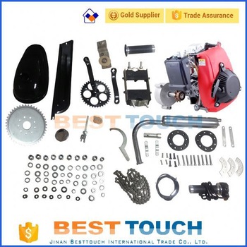 Popular petrol gasoline push dirt bike motor 49cc 4 stroke bicycle engine kit suppliers