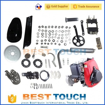 Hot petrol chopper bike 4 stroke gas bicycle engine kit 49cc 4 cycle motor