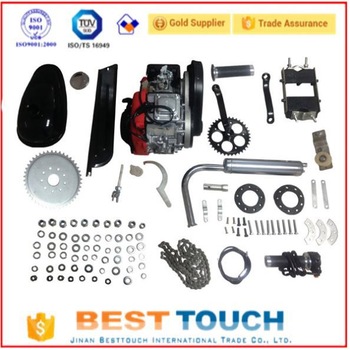 High quality 49cc 4 stroke single cylinder Track bicycle engine parts bicycle guide for adult