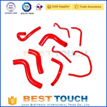 4ROW 70MM GU ZD30 ZD30CR 1999 2013 manual aluminum radiator rubber hose for NISSAN