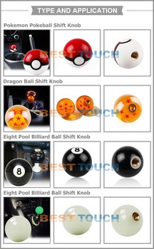 Pokemon Pokeball Shift Knob Ball 52mm For Honda Fit Acura M10x1 5