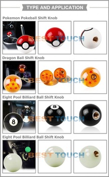 Pokemon Pokeball Shift Knob Ball 8 1 25 Thread For 240sx 350z Rx7 3 Adapters