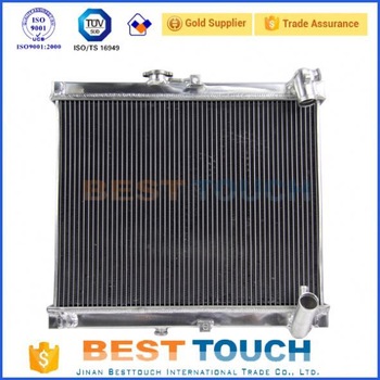 Solid truck oil cooling plastic radiator tank for volvo