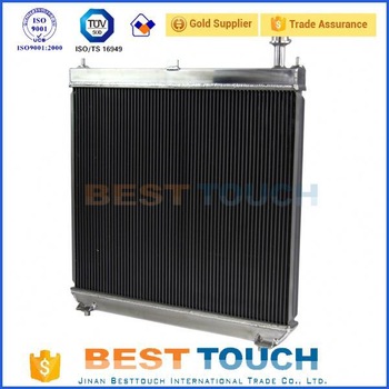 Good quality truck louvered fin radiator for celica st165