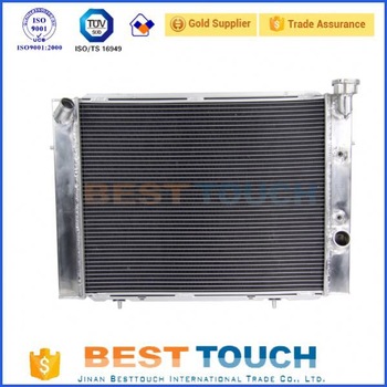 Good after-service autocar louvered fin aluminum radiator for parado vzj95