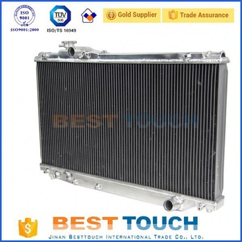 Good after-service motor car water cooler aluminum radiator for cressida rx80