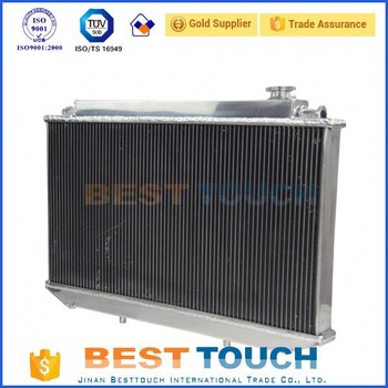 HILUX LN106 LN111 DIESEL 1988 1997 AT MT louvered fin radiator aluminum for Toyota