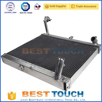 EVO VIII CT9A 4G63T 2 0L L4 TURBO 2003 2005 aluminum quality engine radiator for MITSUBISHI GSR