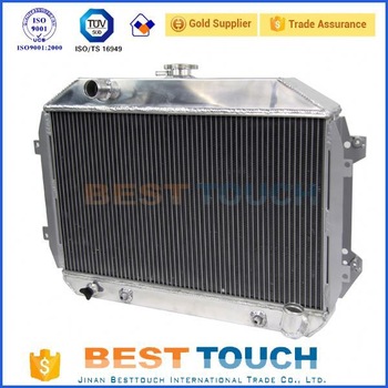 MARK II JZX90 TWIN TURBO JZ GTE L6 ENGINE PETROL MT aluminum radiator for Toyota