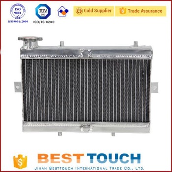56MM 2ROW all aluminum auto radiator for YAMAHA GRIZZLY 700 2007 2011