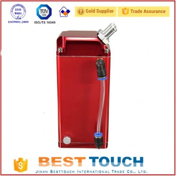 Auto Original facto red square aluminum auto catch can auto square oil catch tank for hino dutro parts