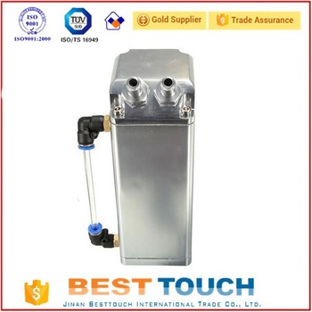 Cheap price silver square aluminum universal catch oil catch tank d1 spec oil catch tank for Jaguar