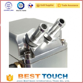 Auto chrome square aluminum chevrolet camaro black oil catch can chrome for chery qq parts