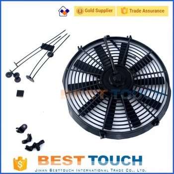EVO IX CT9A 4G63T 2.0L L4 TURBO 2005-2007 car 16’’ inch a/c condenser fan motor for MITSUBISHI