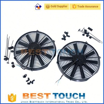 Universal 12V/24V 80w/120wautomotive parts car radiator cooling fan for MAZDA