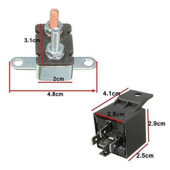 new 210 195 degree engine cooling fan thermostat temperature switch 60 amp relay install kit