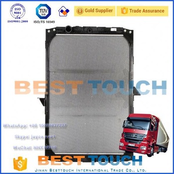 DAF XF 105 FAS 105.410, FAR 105.410, FAN 105.410 DAF 1674136 full aluminum radiator in truck