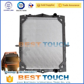 95 XF FTR 95 XF 480 VALEO 733509 truck plastic tank aluminum radiator for DAF