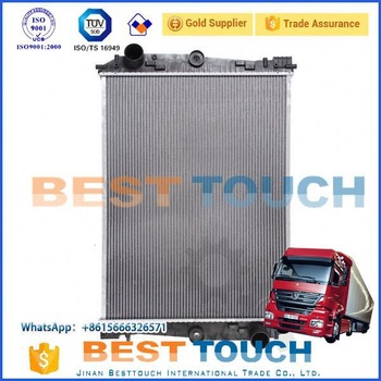 95 XF FTR 95 XF 480 VALEO 733509 truck plastic tank aluminum radiator for DAF