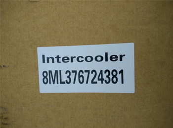High performance MAN TGA alumiunm intercooler OEM 81061300197