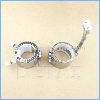 Hot nozzle heat band for injection moulding machine
