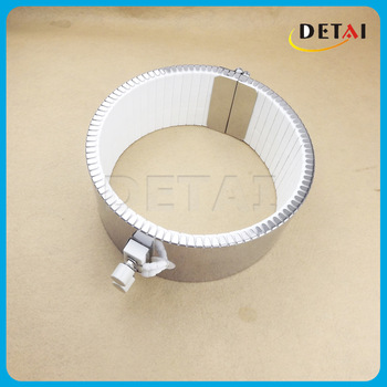 Electric power source stainless steel coated ceramic band heater