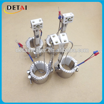 Ceramic band heater with J type thermocouple