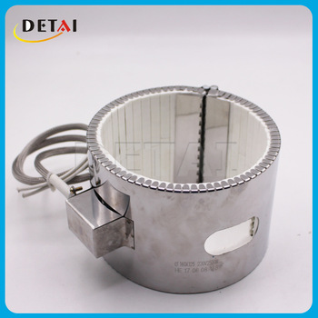 Detai custom made 220v ceramic band heater for extruder