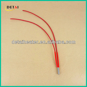 Short head ceramic core cartridge heater 12V 24V